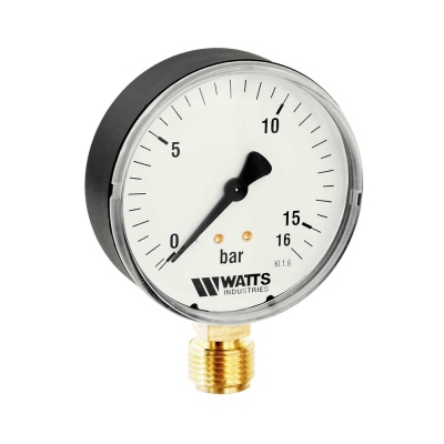 Манометр MDR (F+R200), подключение снизу, Watts В Екатеринбурге