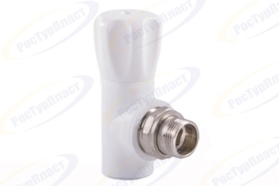 Вентиль PPR для радиатора, угловой, RTP (РосТурПласт) В Екатеринбурге