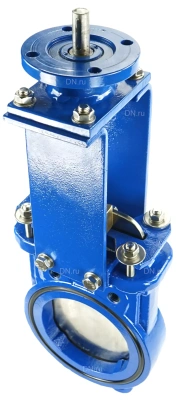 Задвижка шиберная дн.ру GGG40-SS304-NBR-2W-ISO Ру10 с голым штоком и невыдвижным шпинделем В Екатеринбурге