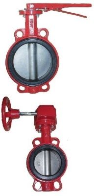 Затвор поворотный дисковый ABRA-BUV-VF866D Ру10/16 с рукояткой или редуктором В Екатеринбурге