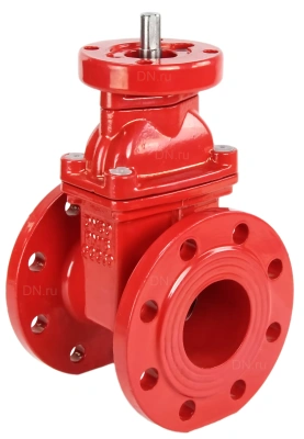 Задвижка шиберная дн.ру GGG40-SS304-NBR-2W-ISO Ру10 с голым штоком и невыдвижным шпинделем В Екатеринбурге