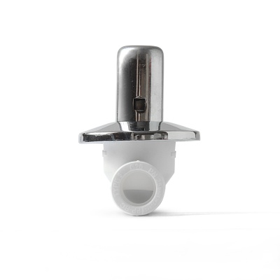 Вентиль PPR хромированный, белый, Pro Aqua В Екатеринбурге