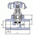Вентиль проходной PPR, с выпускным клапаном, Wavin Ekoplastik В Екатеринбурге