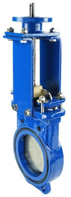 Задвижка шиберная дн.ру GGG40-SS304-NBR-2W-ISO Ру10 с голым штоком и невыдвижным шпинделем В Екатеринбурге