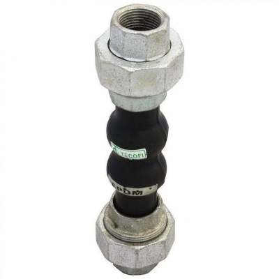 Компенсатор резиновый Tecofi DI 7140N  Ду15-50 Ру16, муфтовый В Екатеринбурге